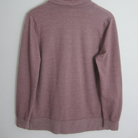 Merona Womens Plus 2X Heather Mauve Purple LS Cotton Blend Cardigan Sweater 46" - Picture 4 of 11